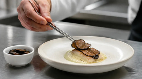 Letní lanýžové carpaccio pro restaurace: servírování, porcování a použití v menu