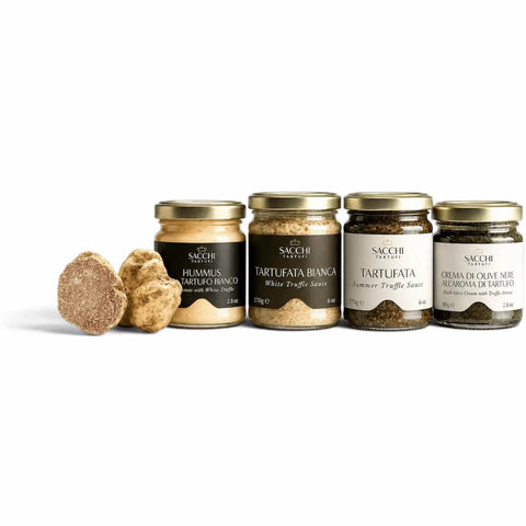 Dárková krabička Luxury se sedmi italskými lanýžovými produkty k darování a servírování