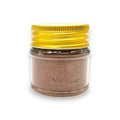 Zlatý třpytivý prášek v průhledné nádobce se žlutým víčkem pro Truffle Powder Tuber Brumale